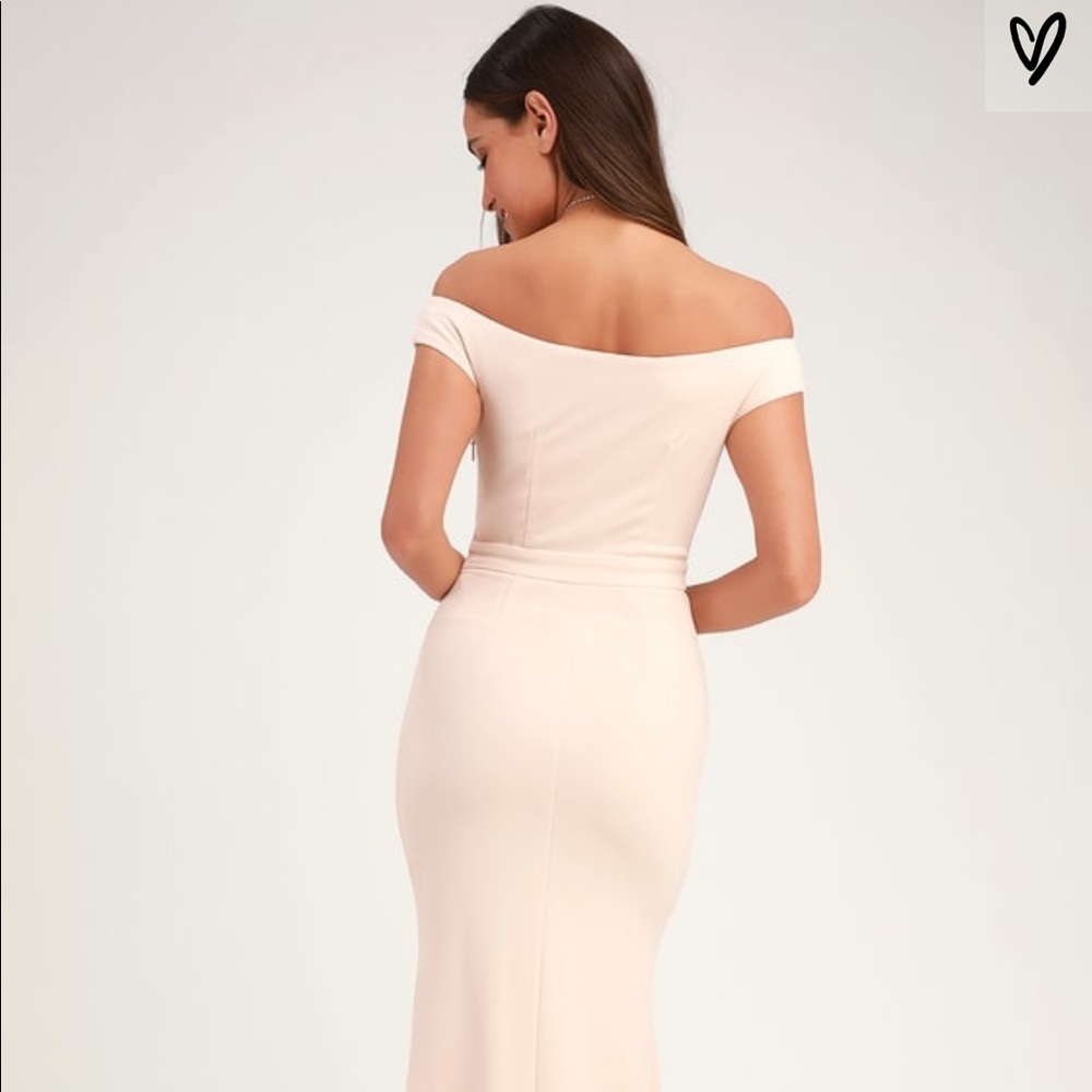 BNWT Lulus Ruffle Light Pink Dress - Picture 2 of 5